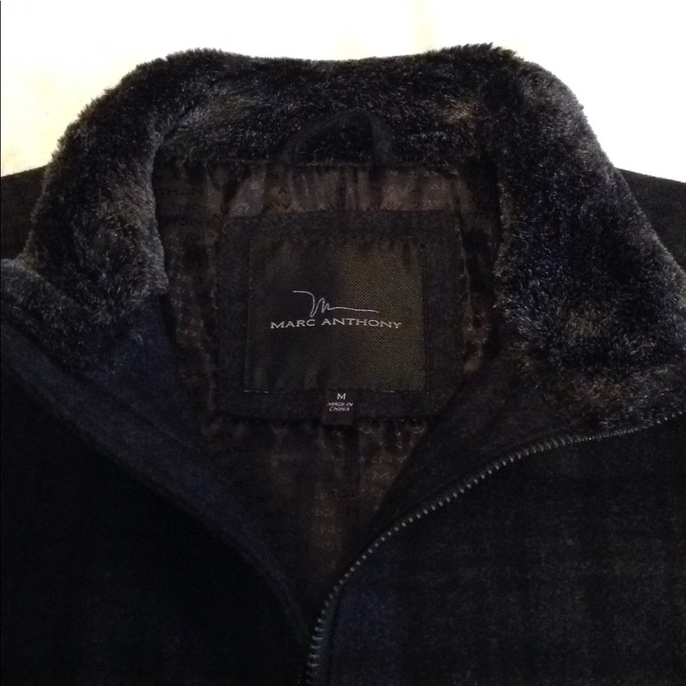 NWOT Marc Anthony Wool Coat - Picture 2 of 7